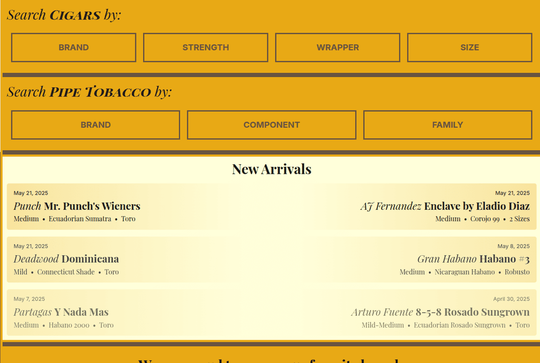 New Arrivals